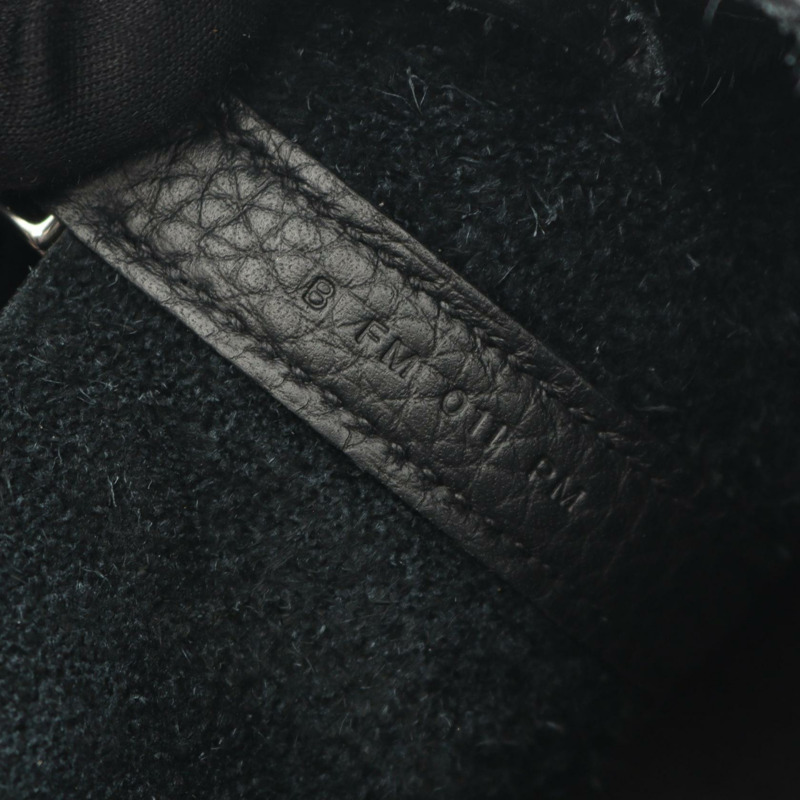 愛馬仕 Picotin Lock PM 手提包 B 056289CK Clemence 皮革黑色 SHW 二手-4