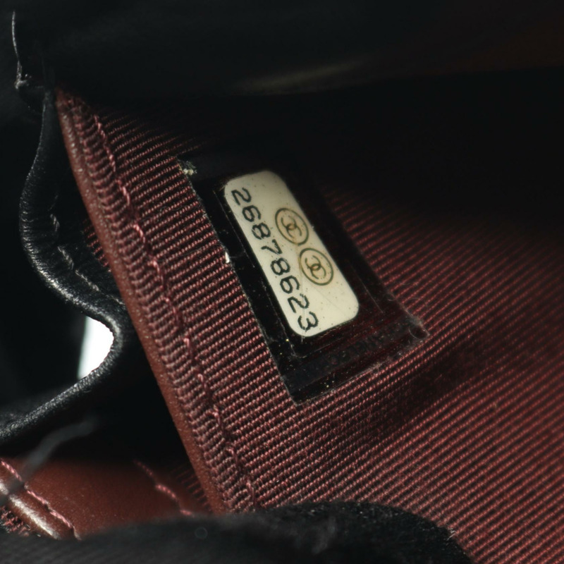 香奈兒 2.55 Matelasse 迷你鏈條斜背包 A70793 小牛皮 BK GHW-4