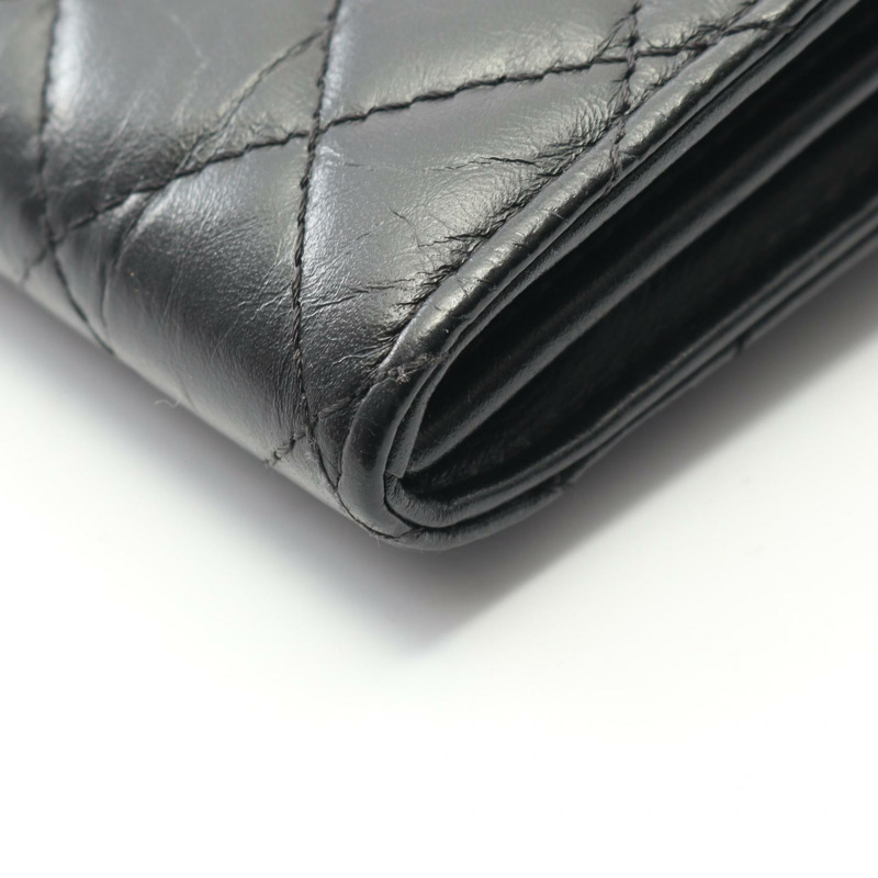 香奈兒 2.55 Matelasse 迷你鏈條斜背包 A70793 小牛皮 BK GHW-6