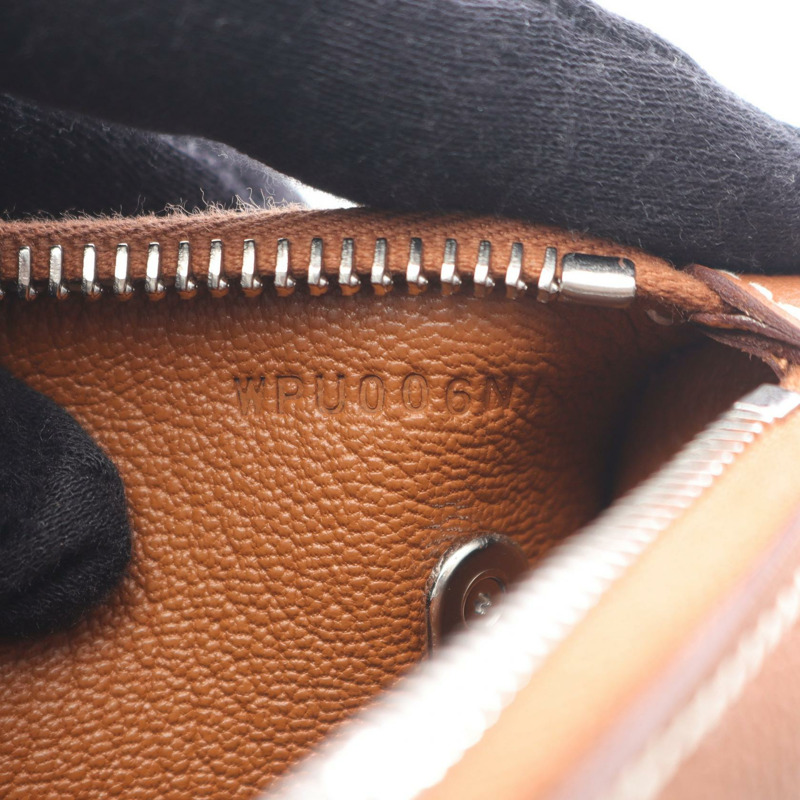 愛馬仕 Bolittle Business 手拿包，Evercolor 皮革，棕色金色，二手，銀色五金配件。-4