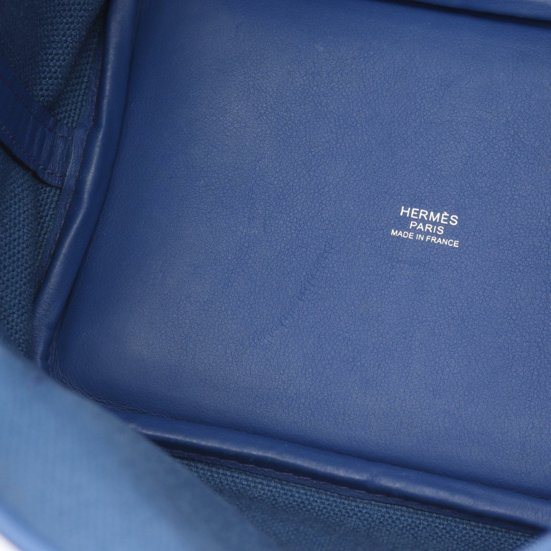 愛馬仕 Picotin Lock PM Cargo 手提水桶包 B Toile Elan Swift 皮革 SHW-5