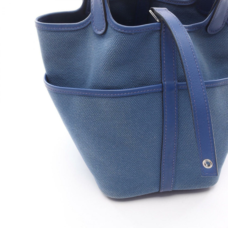 愛馬仕 Picotin Lock PM Cargo 手提水桶包 B Toile Elan Swift 皮革 SHW-6