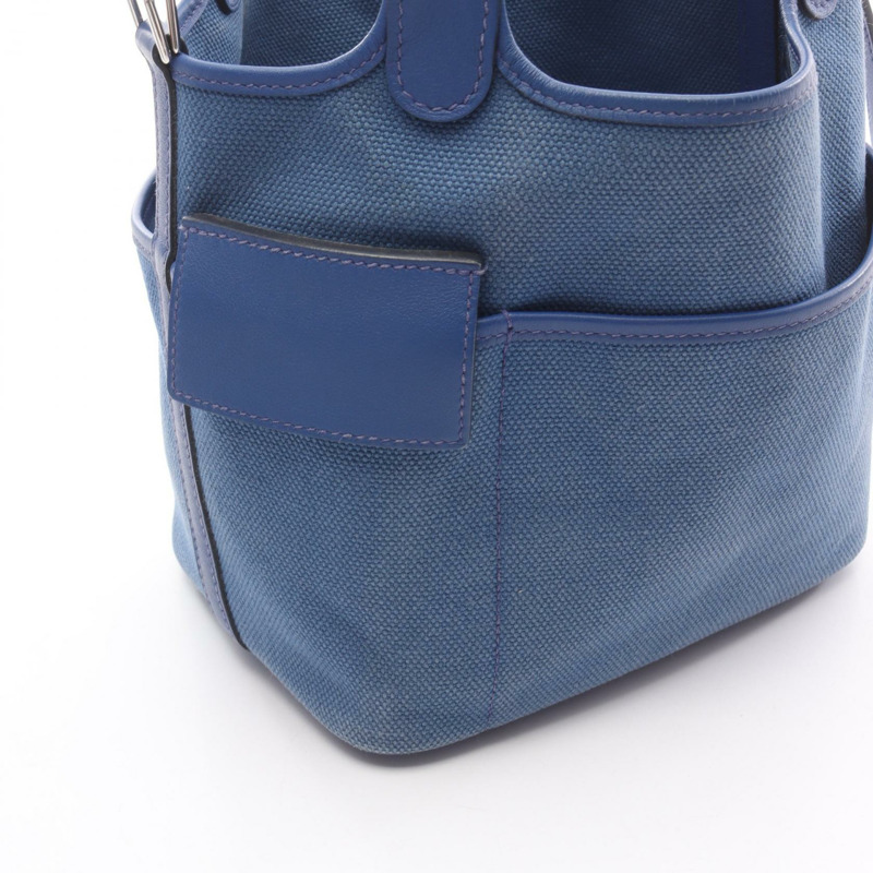 愛馬仕 Picotin Lock PM Cargo 手提水桶包 B Toile Elan Swift 皮革 SHW-11