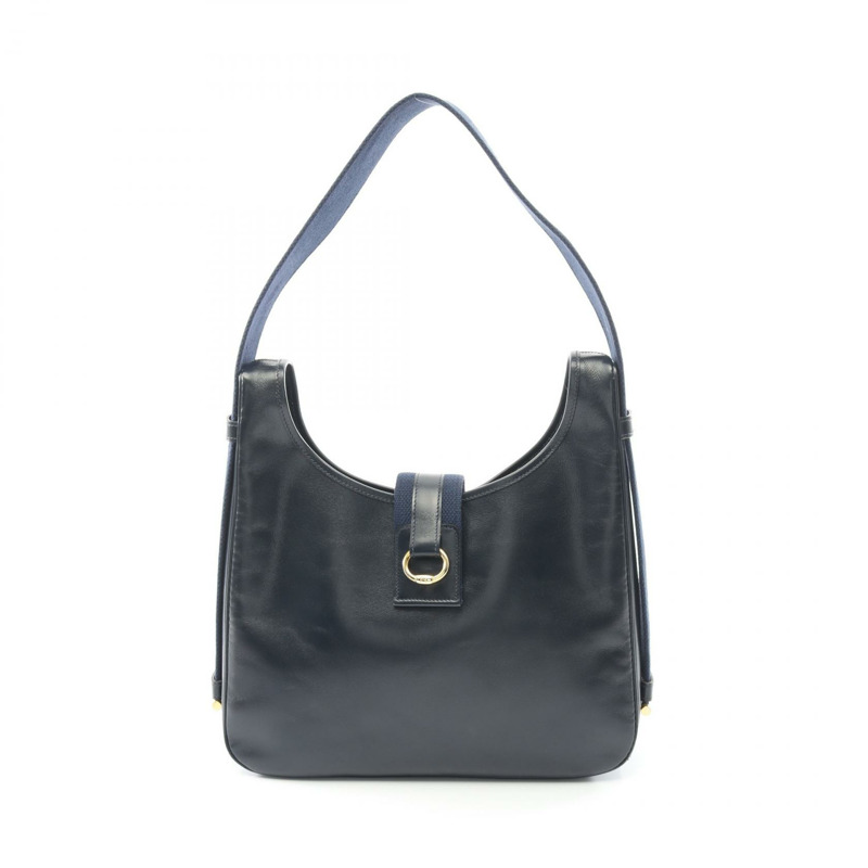 HERMES Saco 單肩包 J Box 小牛皮 藍色靛藍 二手 女士 GHW-0