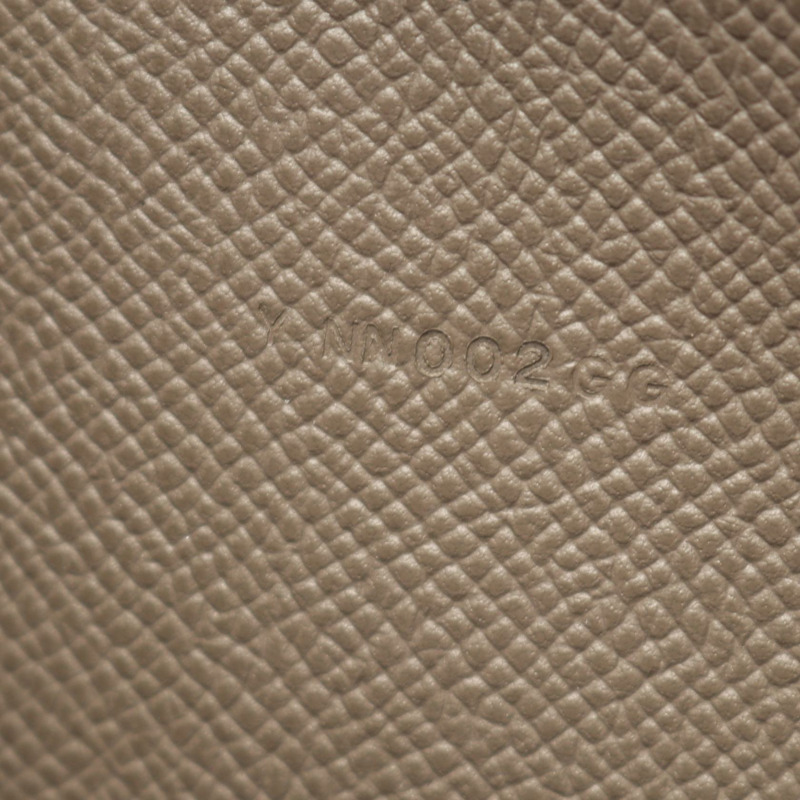 愛馬仕 Constance 長版斜背包 Y Epsom 皮革灰色 SHW 二手-4