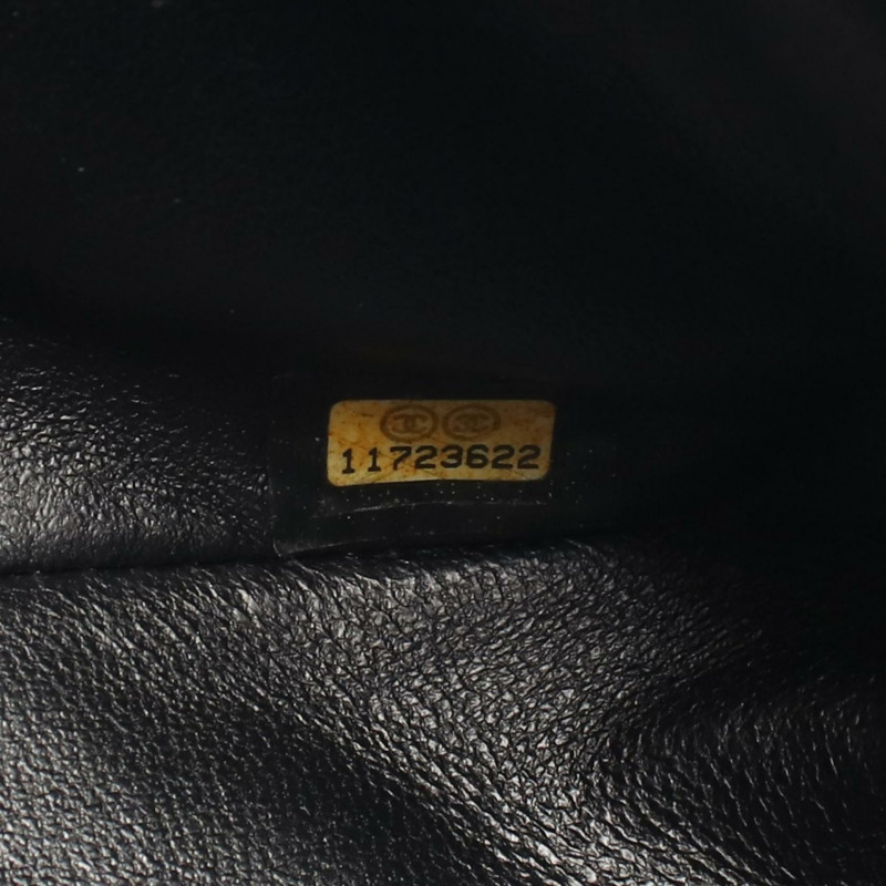 香奈兒 (CHANEL) Matelasse East West Chain Shoulder Handbag 小牛皮黑 SHW 二手 CC-4