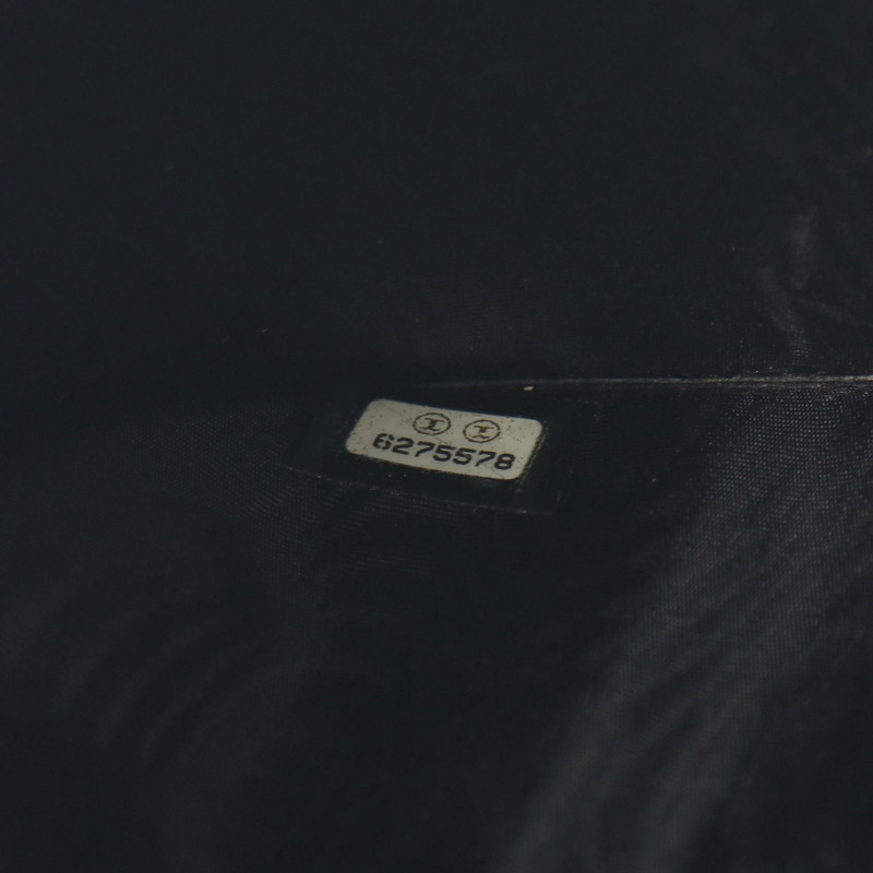 香奈兒 COCO 標誌雙折長錢包，小牛皮，黑色，金色五金，二手，女士 CC-5