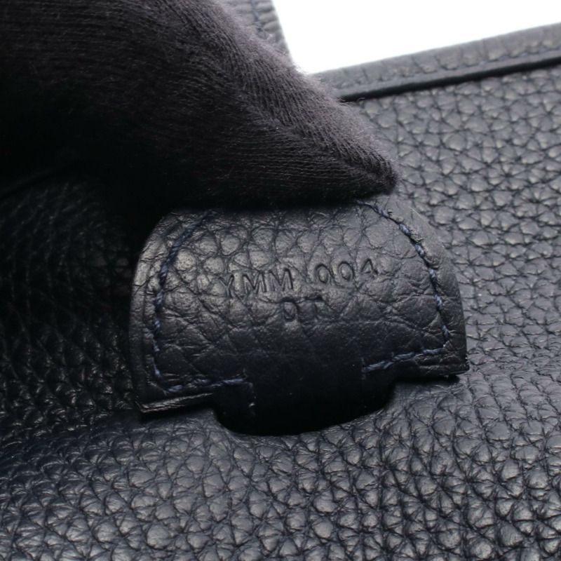 愛馬仕 Evelyne 3 GM 肩挎包 056275CK Taurillon Clemence 藍色夜色-4