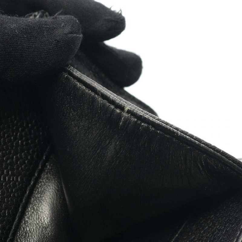 香奈兒 COCO 標誌鏈肩背包，粒面小牛皮，黑色，金色五金，二手-9