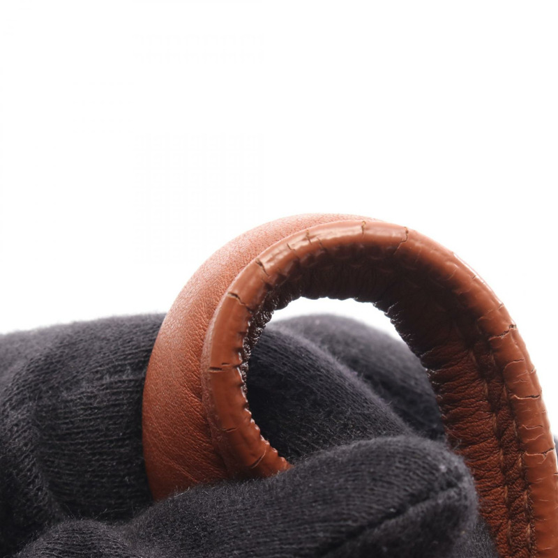 巴黎世家 (BALENCIAGA) 黑色都市 S 肩挎包 棕色皮革 二手 女士-4