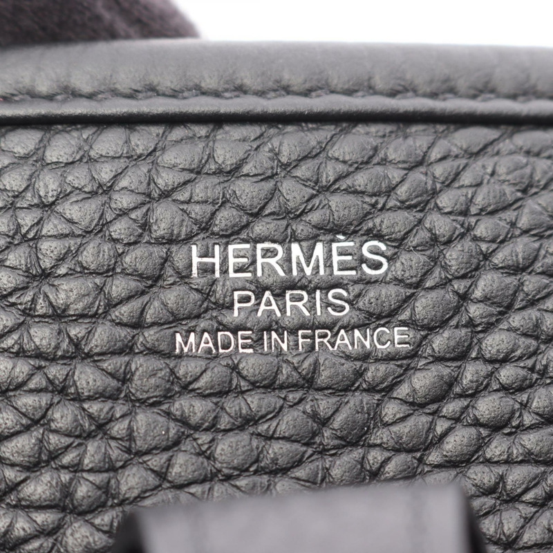 愛馬仕 Evelyne 3 PM 肩挎包 B Taurillon Clemence 黑色 二手 SHW-3