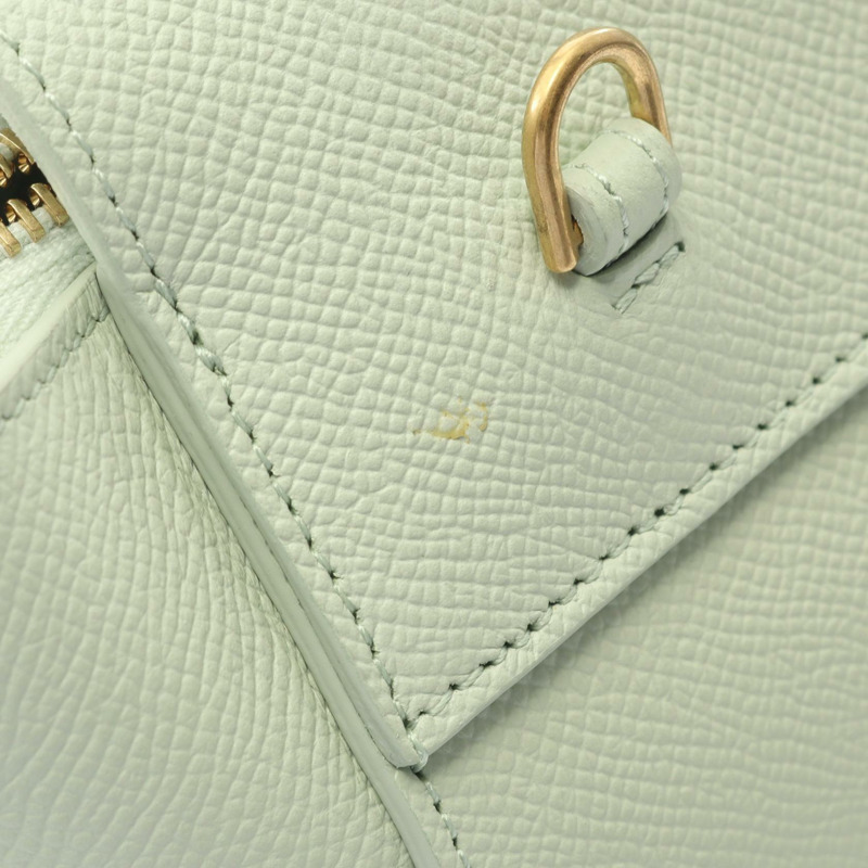 CELINE BELT BAG NANO 單肩斜背包 手提包 皮革 綠色 二手 女士-5