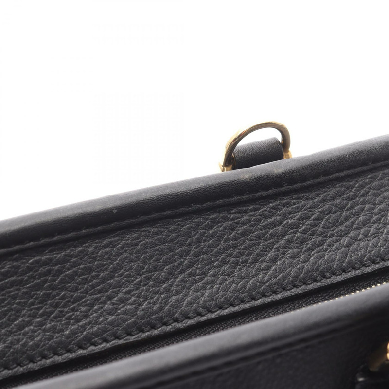 LOEWE Amazonas 23 肩背手提包 黑色 皮革 二手 女士斜背包-6