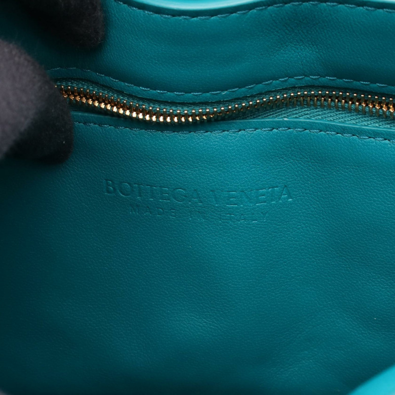 BOTTEGA VENETA 有襯墊 Cassette Intrecciato 單肩斜背包 皮革 綠色-3