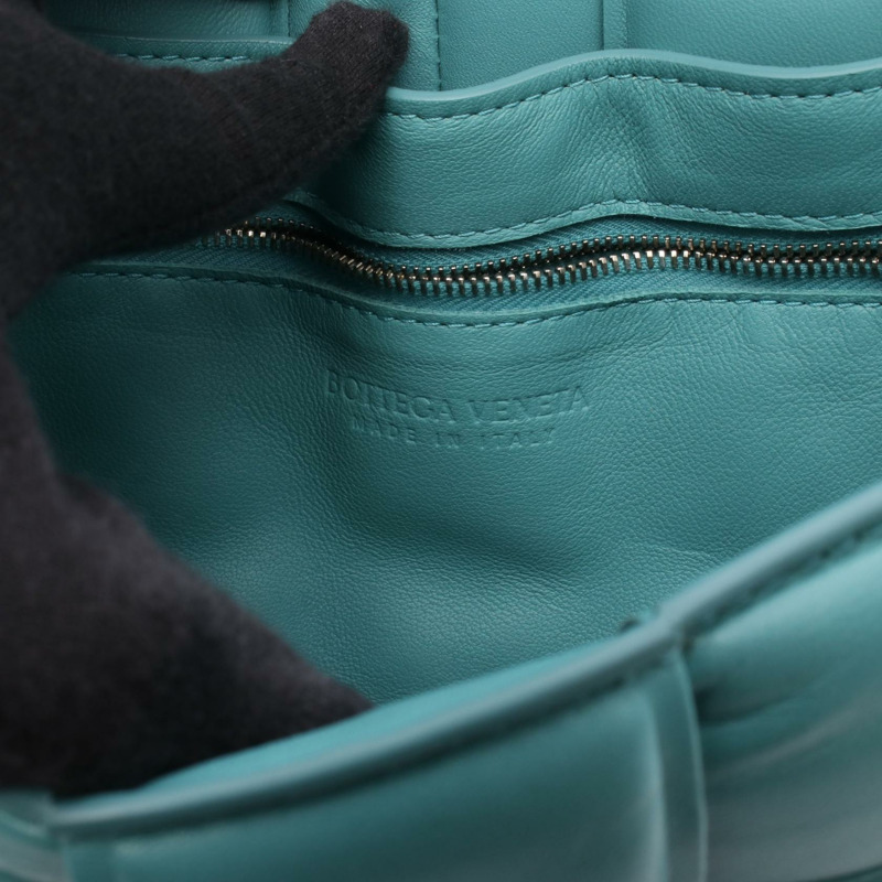BOTTEGA VENETA 附襯墊卡式 Intrecciato 肩背包斜背包 皮革 二手-3