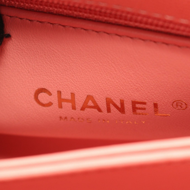 香奈兒 Coco Handle XXS 手提斜背包，粉紅色皮革，金色五金，二手 CC-3