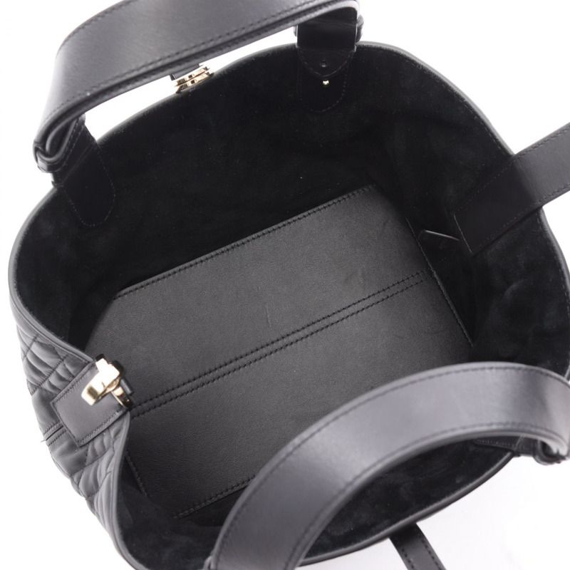 Christian Dior Toujours 小號 Cannage 手提包 M2822OSNW_M900 黑色皮革 二手-2