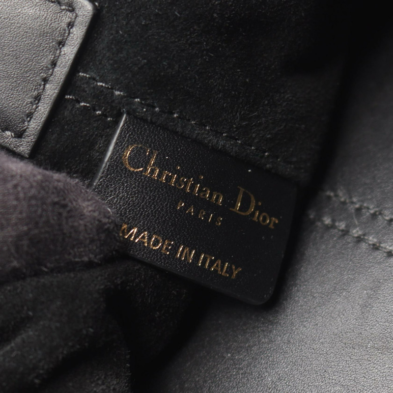 Christian Dior Toujours 小號 Cannage 手提包 M2822OSNW_M900 黑色皮革 二手-3