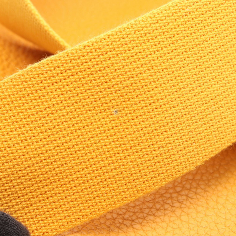 愛馬仕 Evelyne 1 PM 單肩包 P Clemence 皮革 黃色 Jaune dor SHW 二手-6