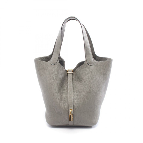 愛馬仕 Picotin Lock MM 手袋 U Taurillon Clemence 二手女士 GHW