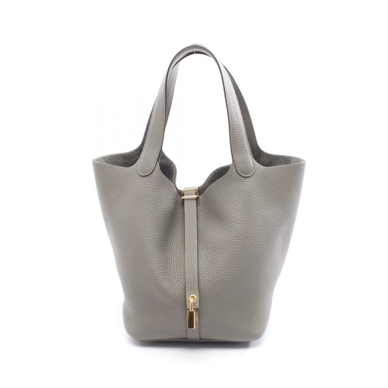 愛馬仕 Picotin Lock MM 手袋 U Taurillon Clemence 二手女士 GHW-0