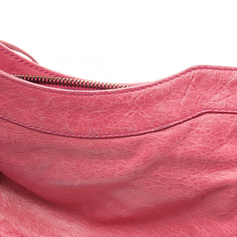 BALENCIAGA The Hip 肩挎包 242803 粉紅色皮革 二手 女士-7