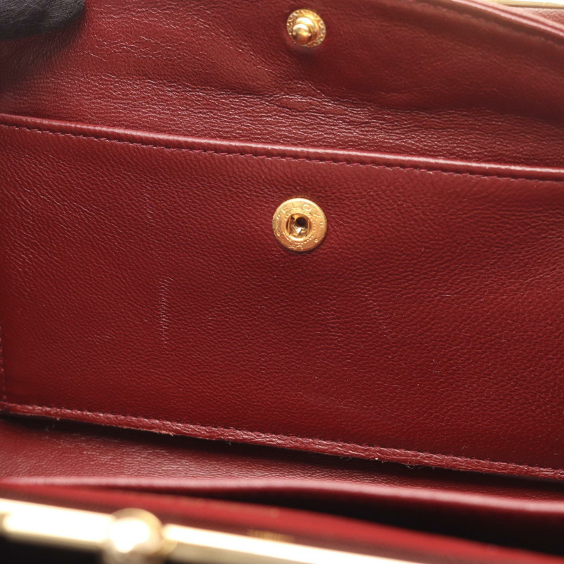 香奈兒 (CHANEL) 人字紋 V 字縫線鏈條單肩手提包，羊皮材質，黑色，金色五金，二手女款-5