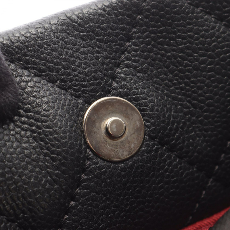 香奈兒 (CHANEL) 絎縫肩托特包，粒面小牛皮，黑色，二手，女士，SHW CC-5