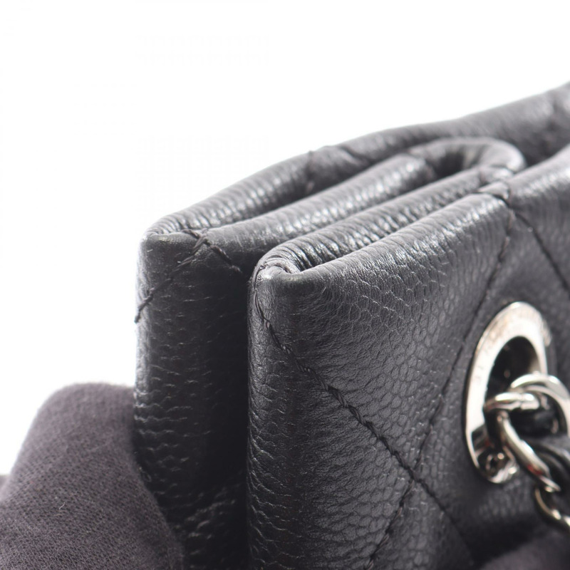 香奈兒 (CHANEL) 絎縫肩托特包，粒面小牛皮，黑色，二手，女士，SHW CC-6