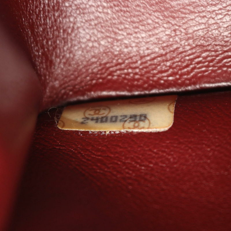 香奈兒 Mademoiselle 迷你鏈條單肩斜挎包，羊皮，海軍藍，金色五金，二手-5