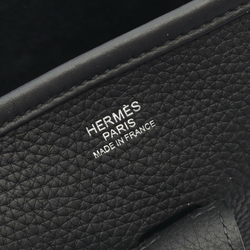 愛馬仕 Evelyne 3 PM 肩挎包 Y Taurillon Clemence 黑色 二手 SHW-3