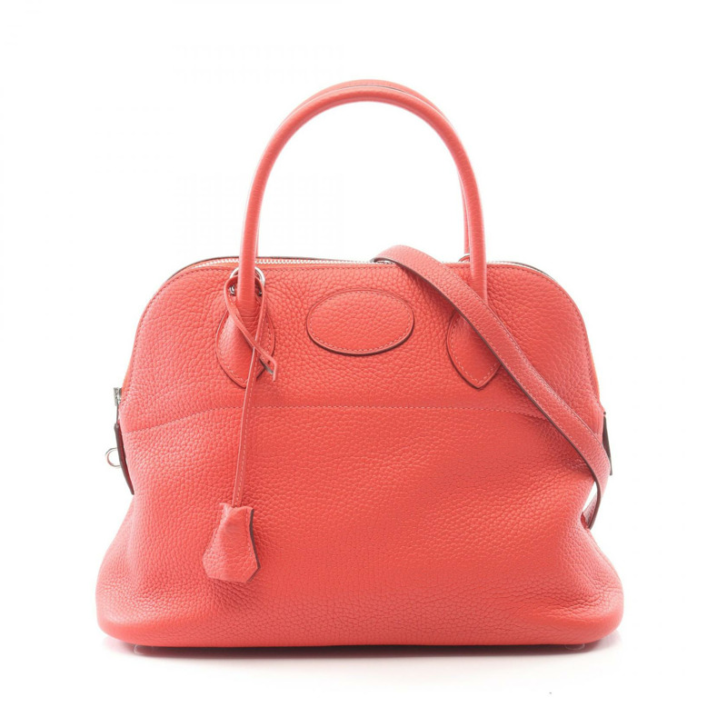 愛馬仕 Bolide 31 單肩手提包 T Taurillon Clemence Rose jaipur 二手 SHW-0