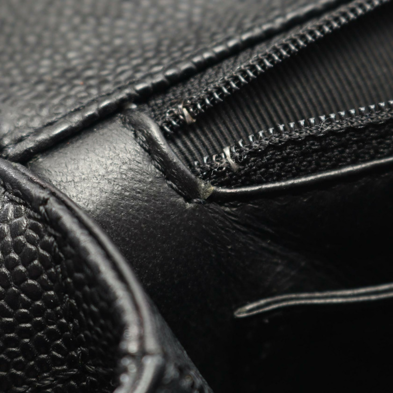 香奈兒 (CHANEL) Matelasse 手提包 A12397 粒面小牛皮 黑色 GHW 二手 女士 CC-5