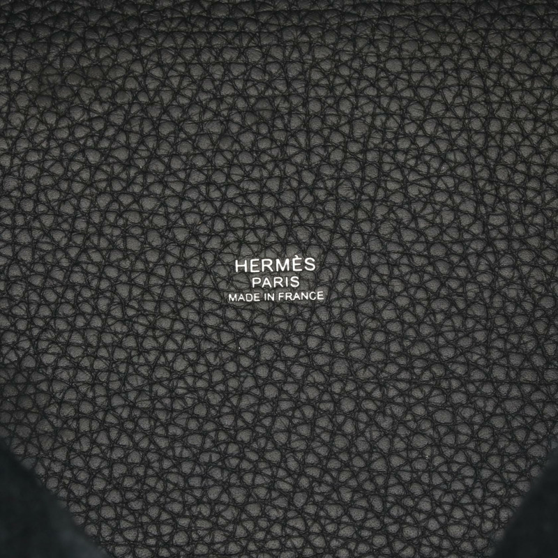 愛馬仕 Picotin Lock PM 手提包，Taurillon Clemence 黑色，二手女士 SHW-3