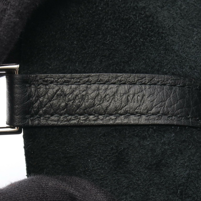 愛馬仕 Picotin Lock PM 手提包，Taurillon Clemence 黑色，二手女士 SHW-4