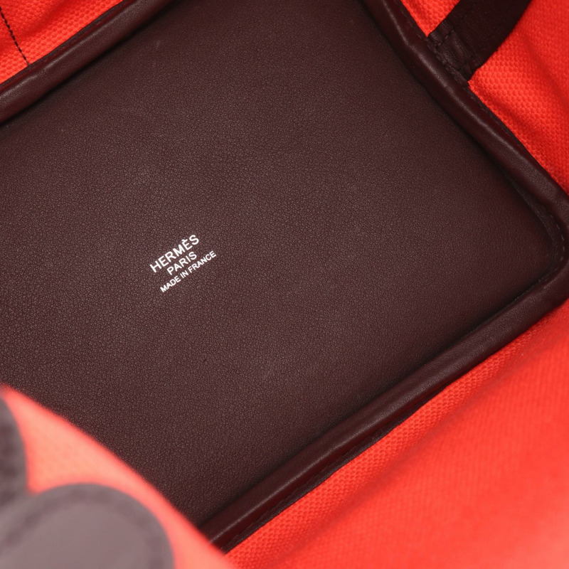 愛馬仕 Picotin Lock PM Cargo 手提包 B 083189CK Toile Goeland Swift SHW-7