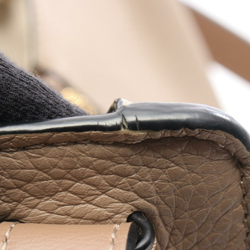 LOEWE Hammock 小號肩斜背包 A538S35X51 皮革 米色 二手-8