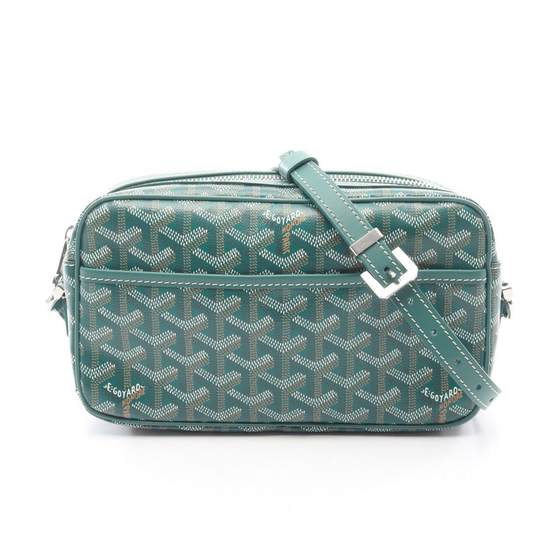 GOYARD Cup Vert PM 單肩包 CAPVE2PMLTY09CL09P 帆布皮革 綠色 二手-0