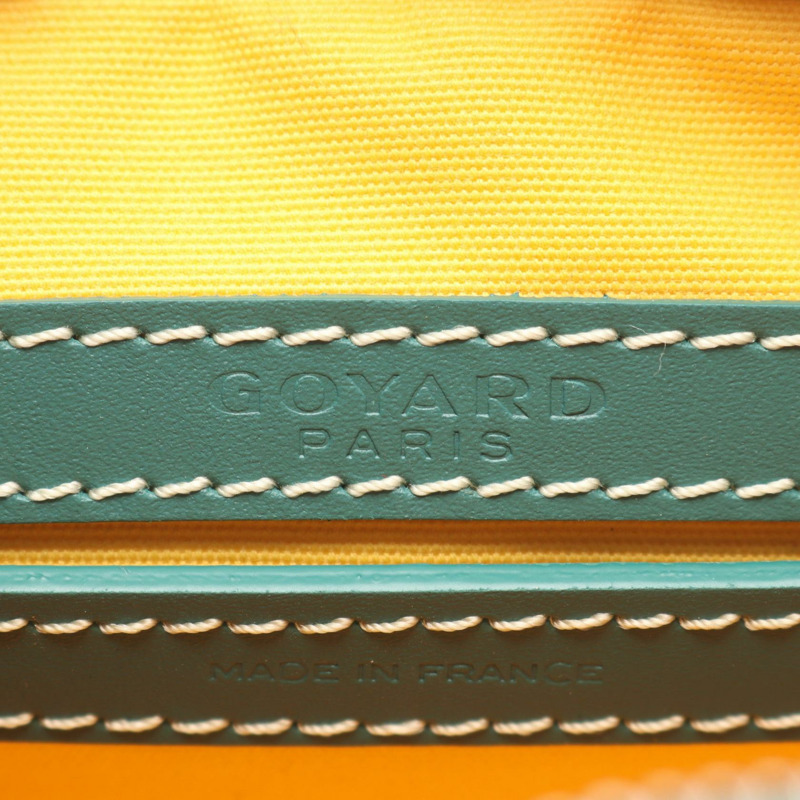 GOYARD Cup Vert PM 單肩包 CAPVE2PMLTY09CL09P 帆布皮革 綠色 二手-3