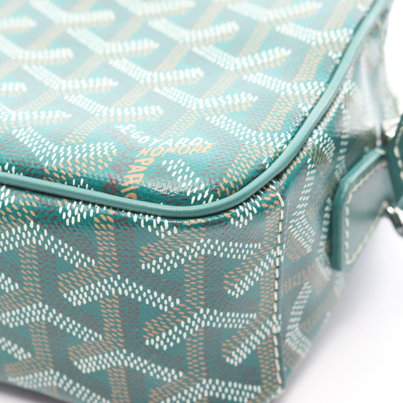 GOYARD Cup Vert PM 單肩包 CAPVE2PMLTY09CL09P 帆布皮革 綠色 二手-4