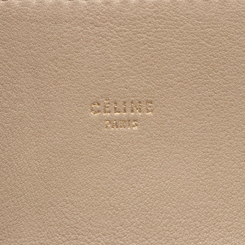 CELINE Cabas Phantom 手提單肩包，米色皮革，二手女款-3