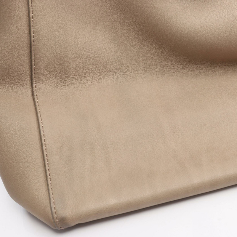 CELINE Cabas Phantom 手提單肩包，米色皮革，二手女款-5