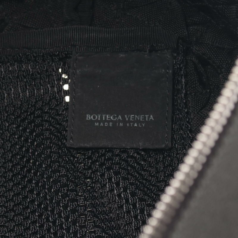 BOTTEGA VENETA 編織肩包 尼龍帆布 黑色 二手 女款-3