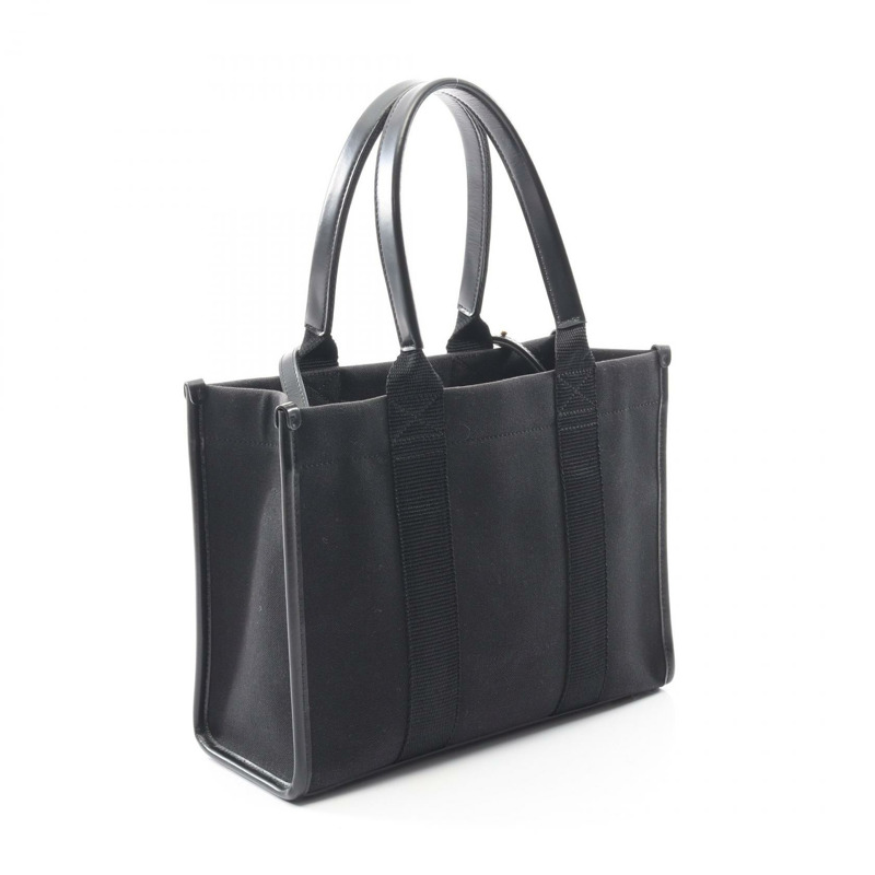 BALENCIAGA HARDWARE S 手提單肩包 671402 帆布皮革 黑色 二手 女士-1