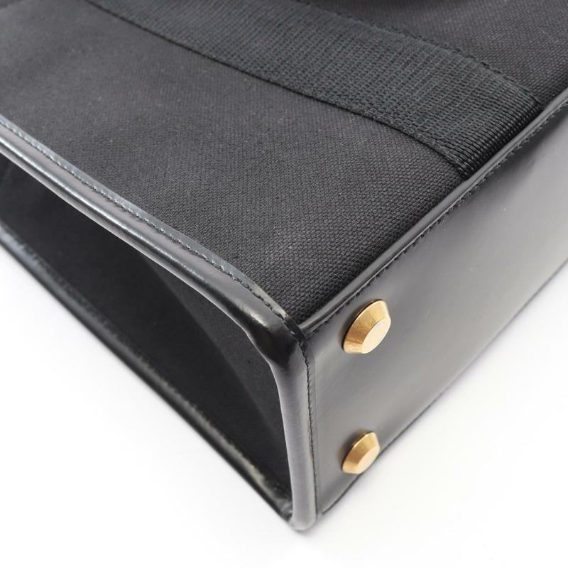 BALENCIAGA HARDWARE S 手提單肩包 671402 帆布皮革 黑色 二手 女士-4