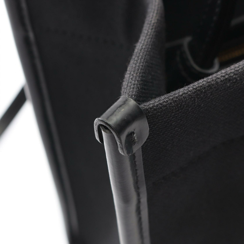 BALENCIAGA HARDWARE S 手提單肩包 671402 帆布皮革 黑色 二手 女士-8