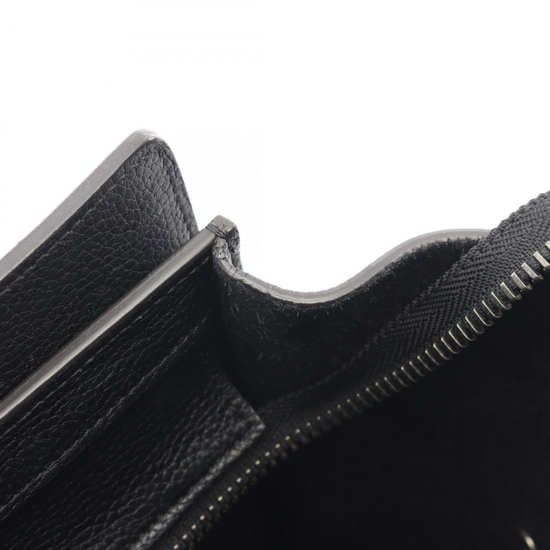 CELINE Luggage 迷你購物手提包，黑色皮革，二手女款-4