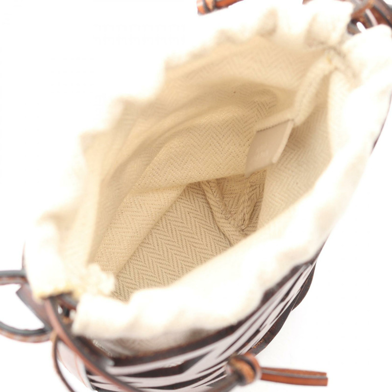 LOEWE Anagram 鏤空口袋肩斜背包 C922Y62X02 皮革 二手-2