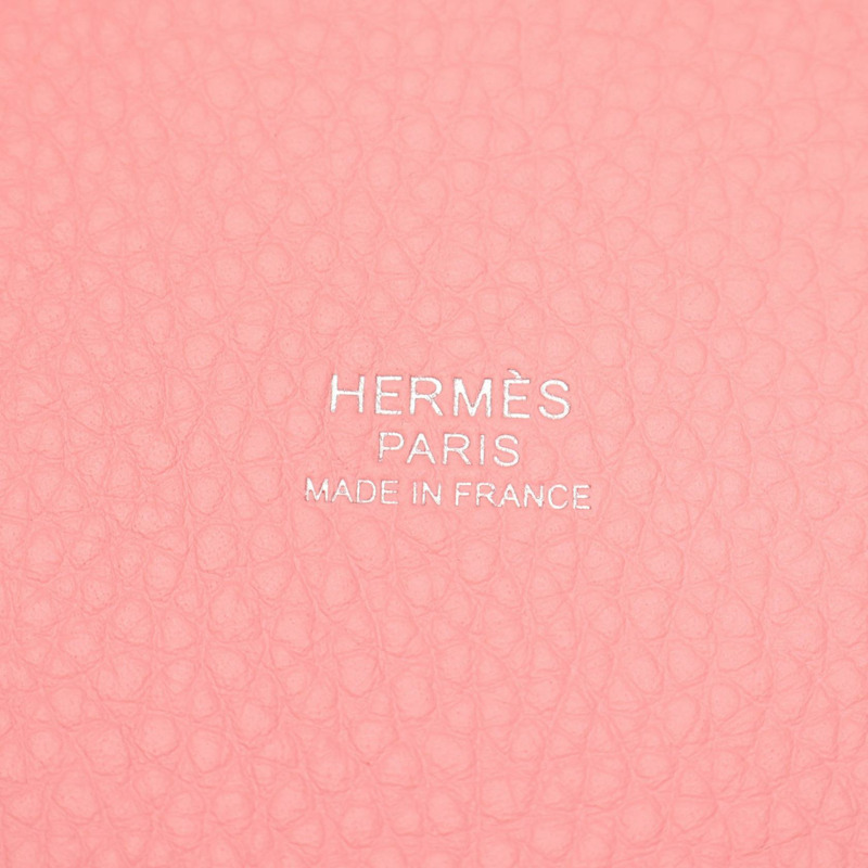 愛馬仕 Picotin Lock PM 手提包 K Taurillon Clemence Rose 櫻花色 二手 SHW-3