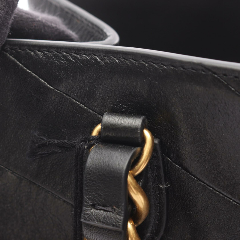 Valentino Garavani La Seine 小號托特包 8W2B0T13PSN_0NO 皮革 黑色 二手-4